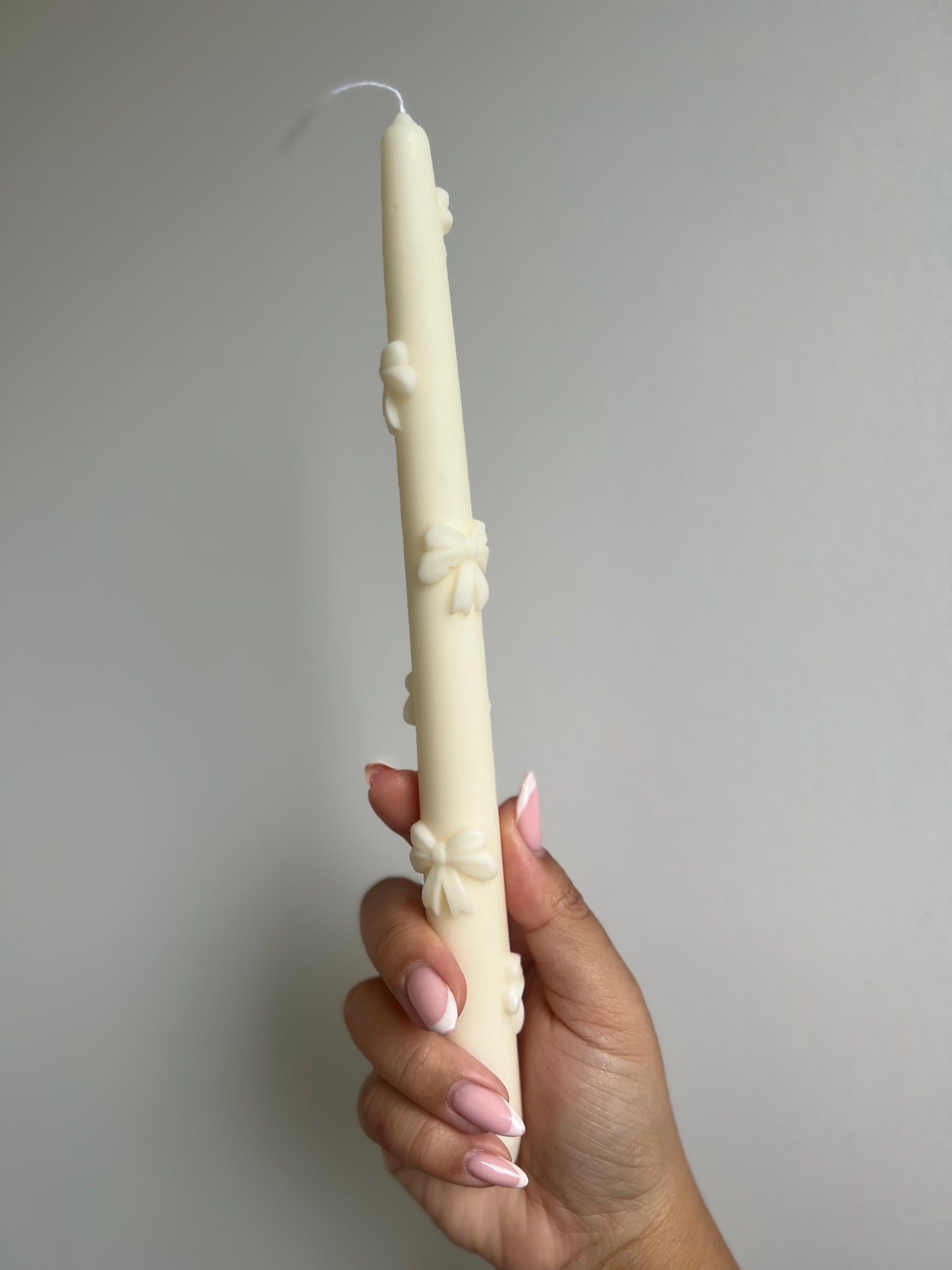 Bow tapered candle Bulk Set