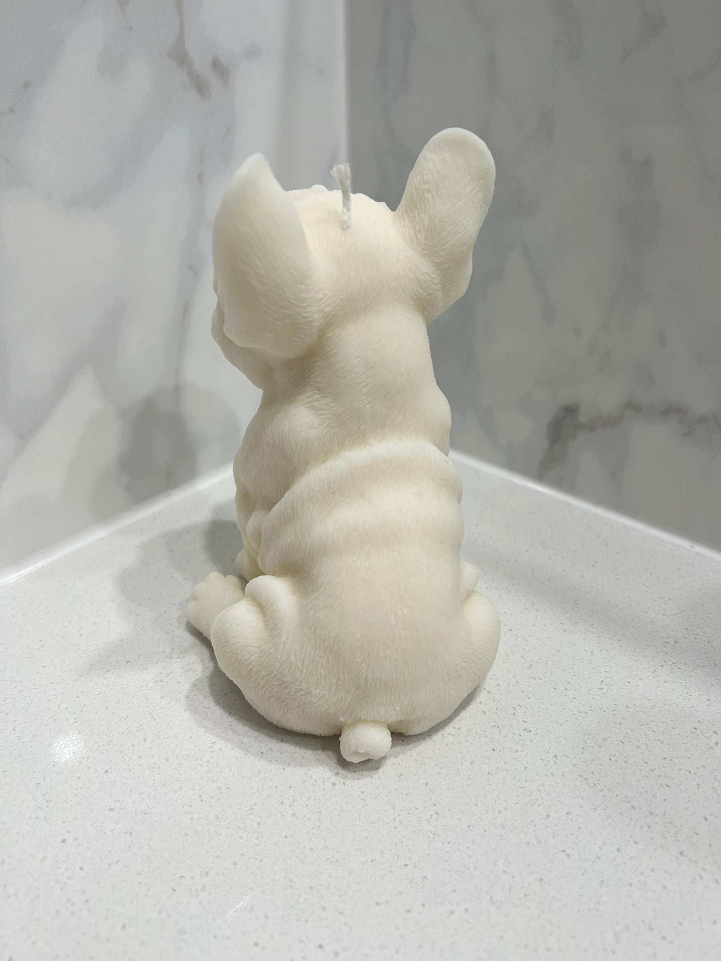 Vegan Soy wax French Bulldog puppy candle