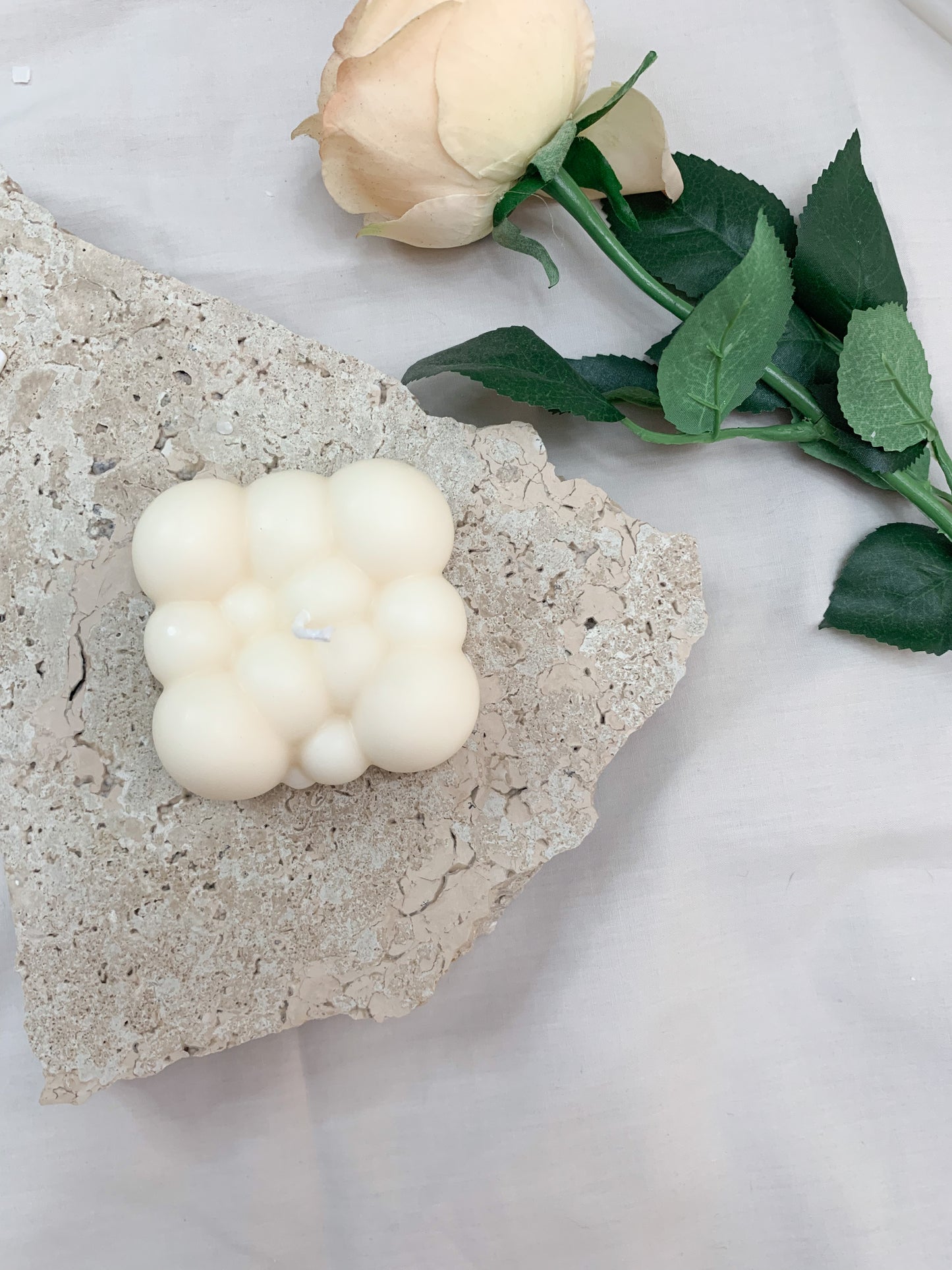 Classiicollection's handcrafted scented rainbow cloud candles, front picture