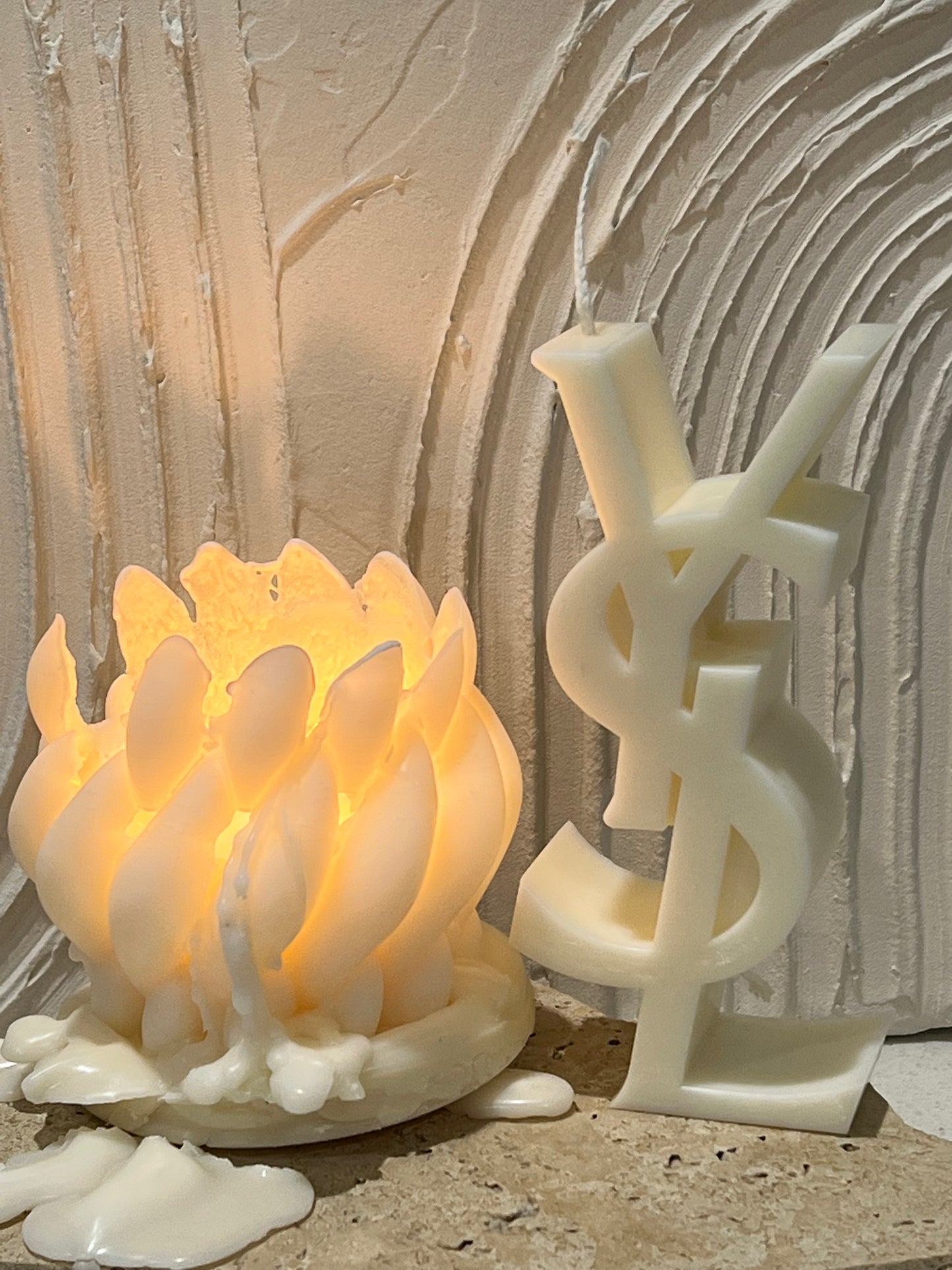 Classiicollection's handcrafted YSL candles, front picture