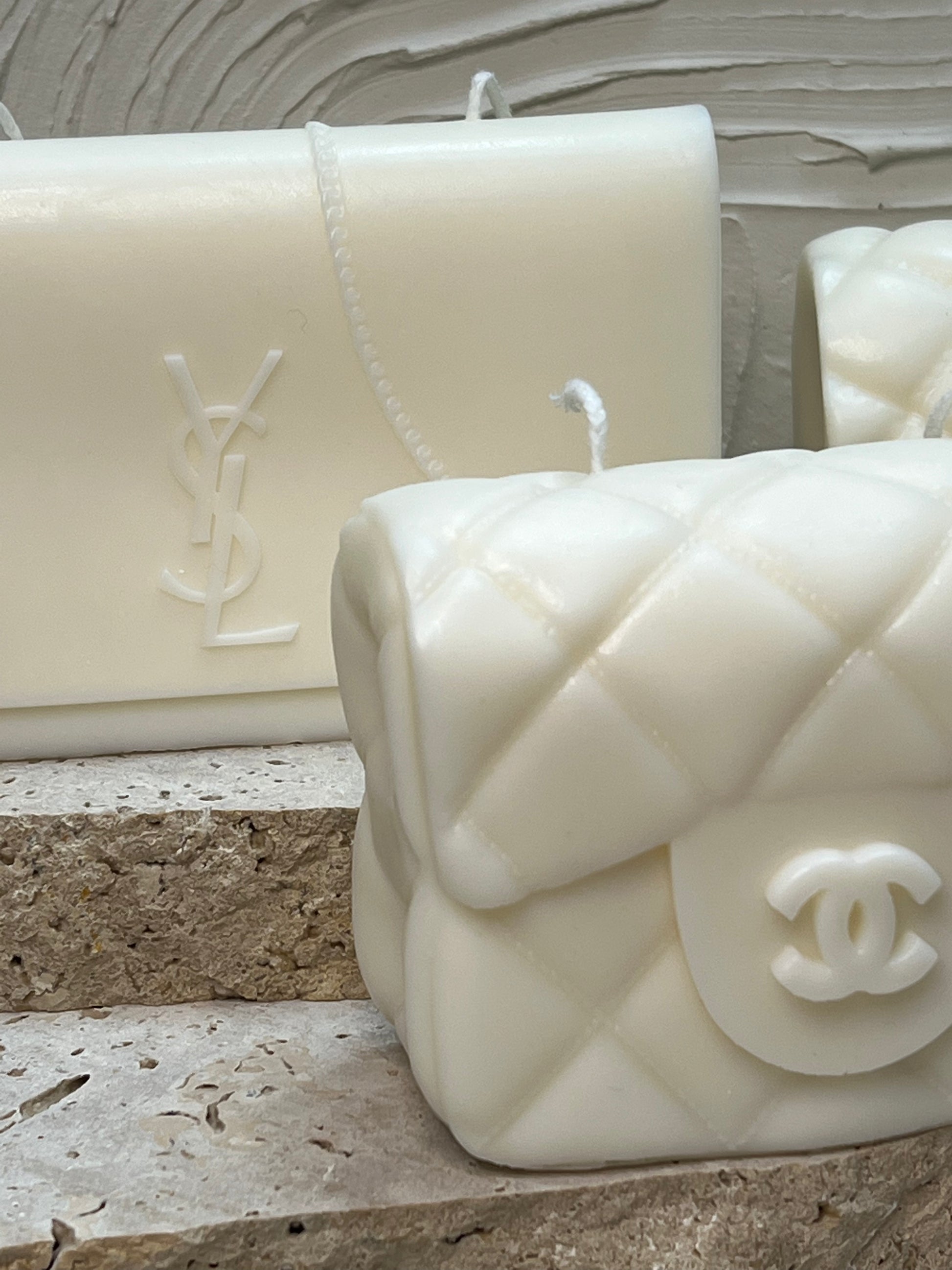 Designer Décor Candle #3 YSL Purse – La-Li Fields